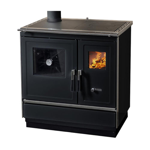 Haas+Sohn HSH 81 Holzherd 7,4 kW mit Sichtfenster & Rüttelrost, Klasse A