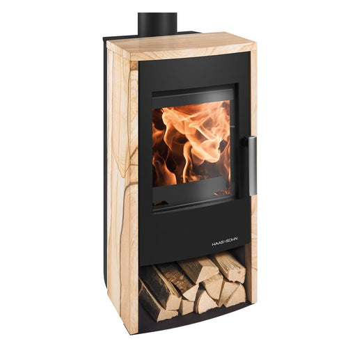 Kaminofen Haas und Sohn Rubus 6,4 kW - Ausführung: Woodstone