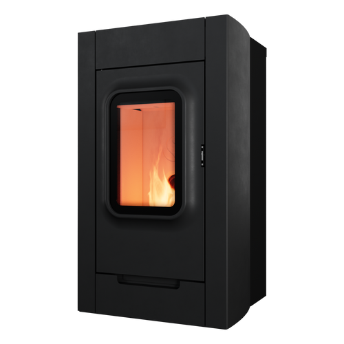 Hark Ecomat 12 Pelletofen 6 kW raumluftunabhängig – kompakt mit Farbdisplay & Fernbedienung