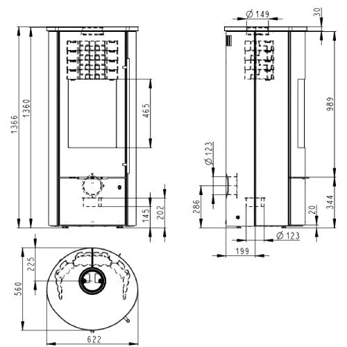 Olsberg Kaminofen Tolima PowerSystem II Compact raumluftunabhängig