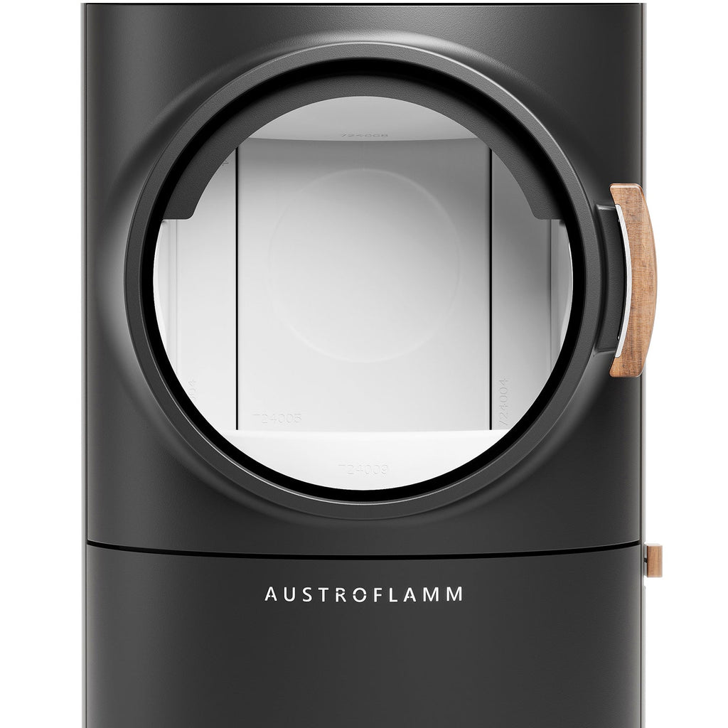 Austroflamm Clou Xtra Back Kaminofen Stahl Gussgrau