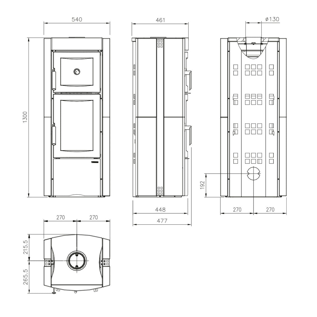 La Nordica Ester Forno Evo Kaminofen Vulcan